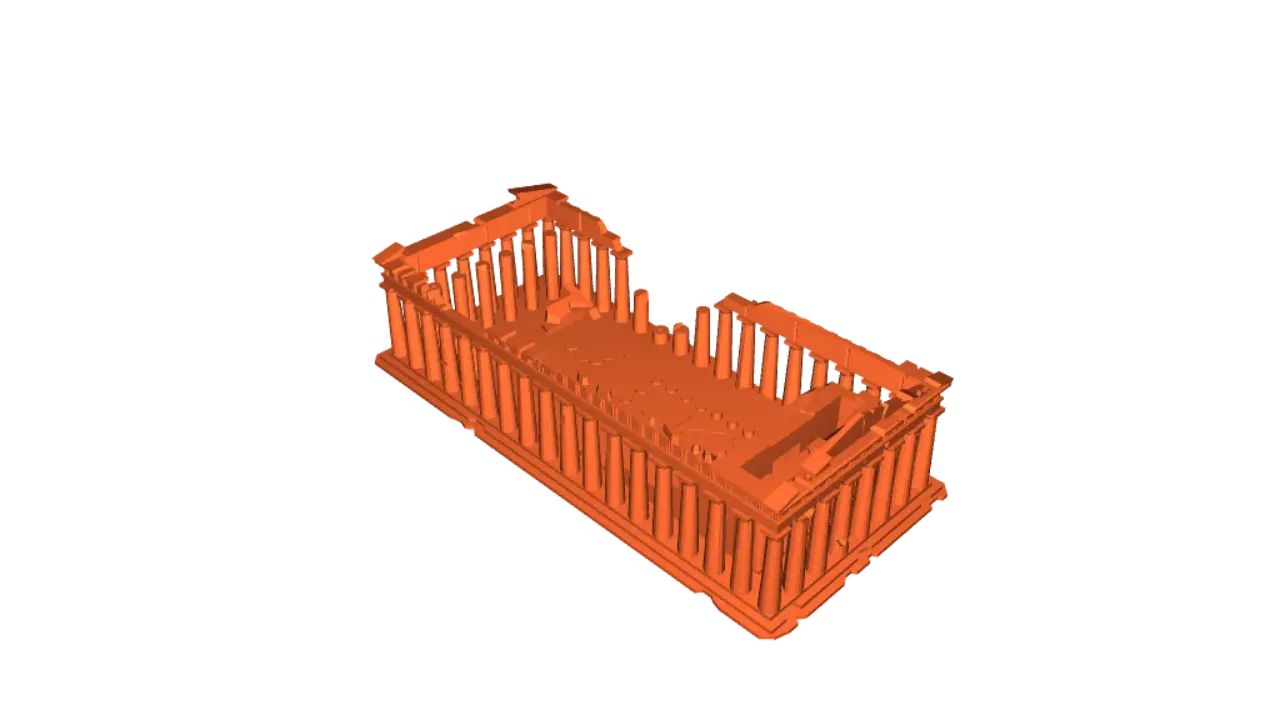 Parthenon - Athens , Greece by MiniWorld3D | Download free STL model ...