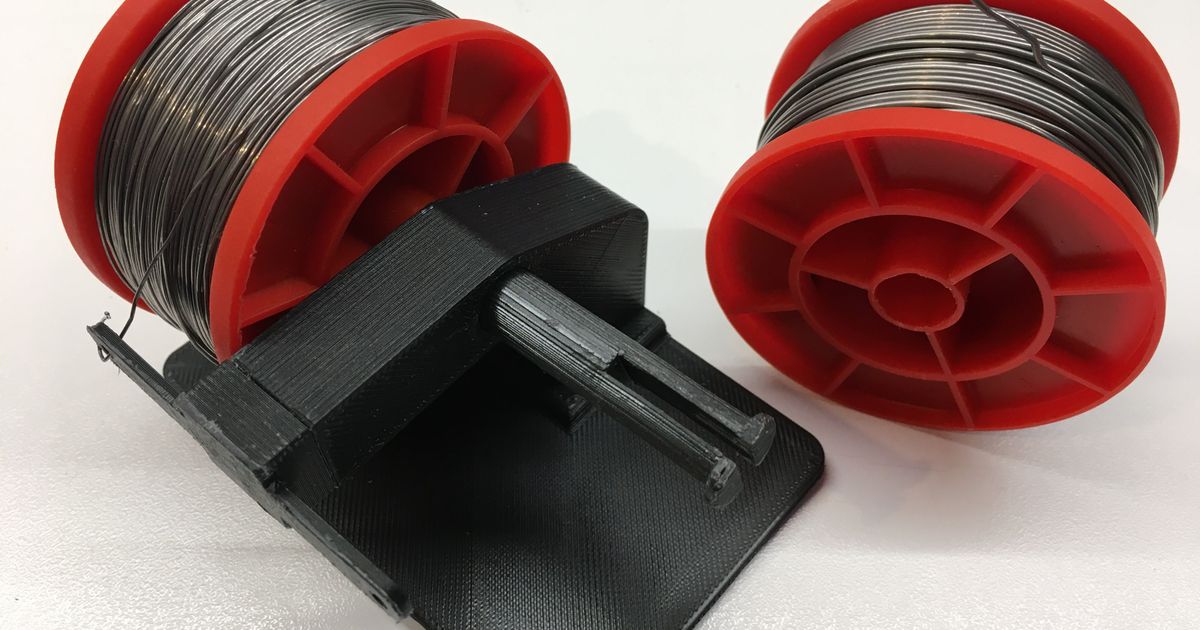 Solder/Wire holder by Teunderbolt Download free STL model