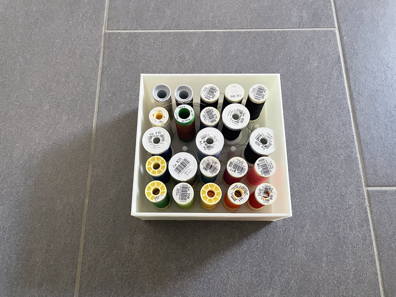 Sewing Thread Spool Box