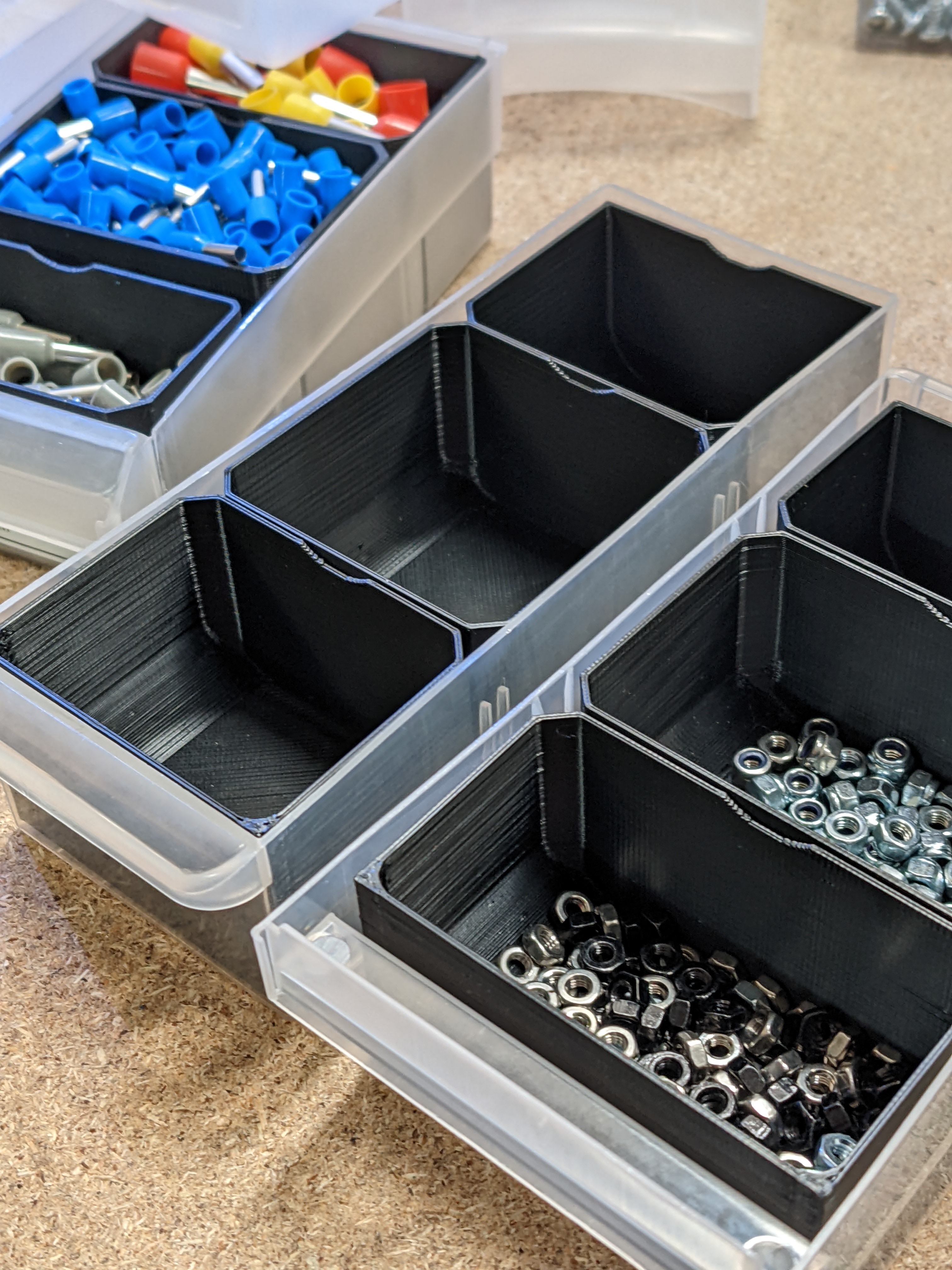 Customizable small parts (Allit) organizer container