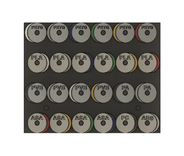 Filamentswatches display by W.Bálint | Download free STL model ...