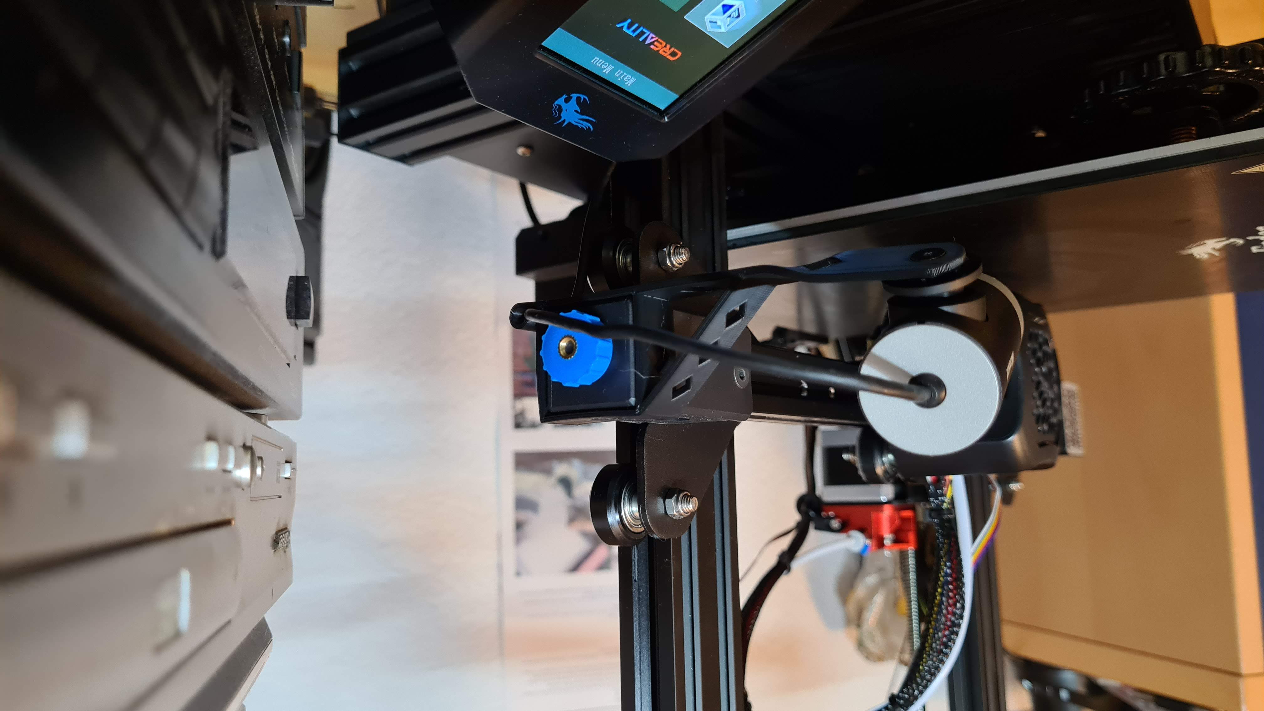 Ender 3 v2 xcarriage webcam mount for (Microsoft LifeCam) by Siggy101