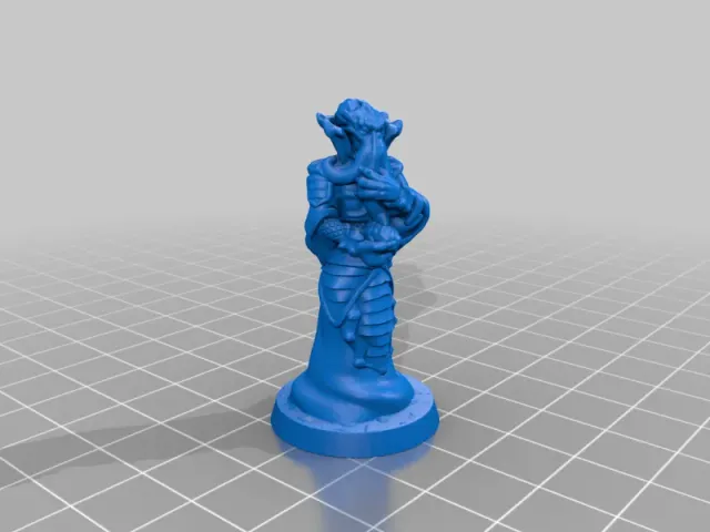 Illithid Mindflayer Remix (No Supports) - Tabletop Miniature (FDM friendly)