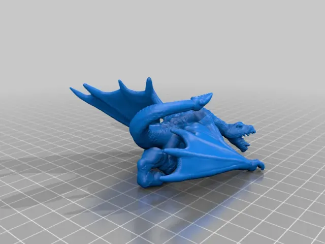 Wyvern - Tabletop Miniature (FDM friendly)