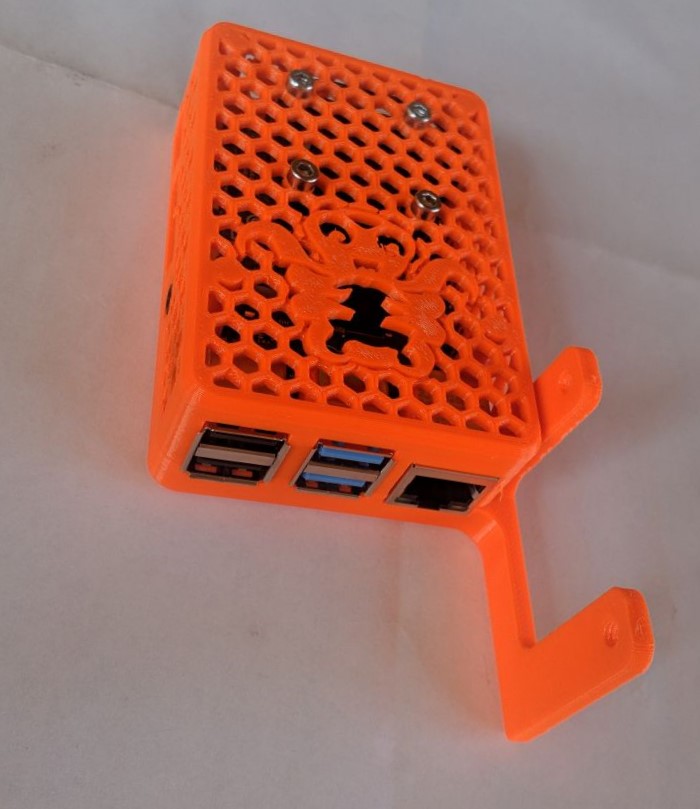 Raspberry Pi 4 OctoPrint Logo Prusa Mount (MK3/MK3S) by Fresh