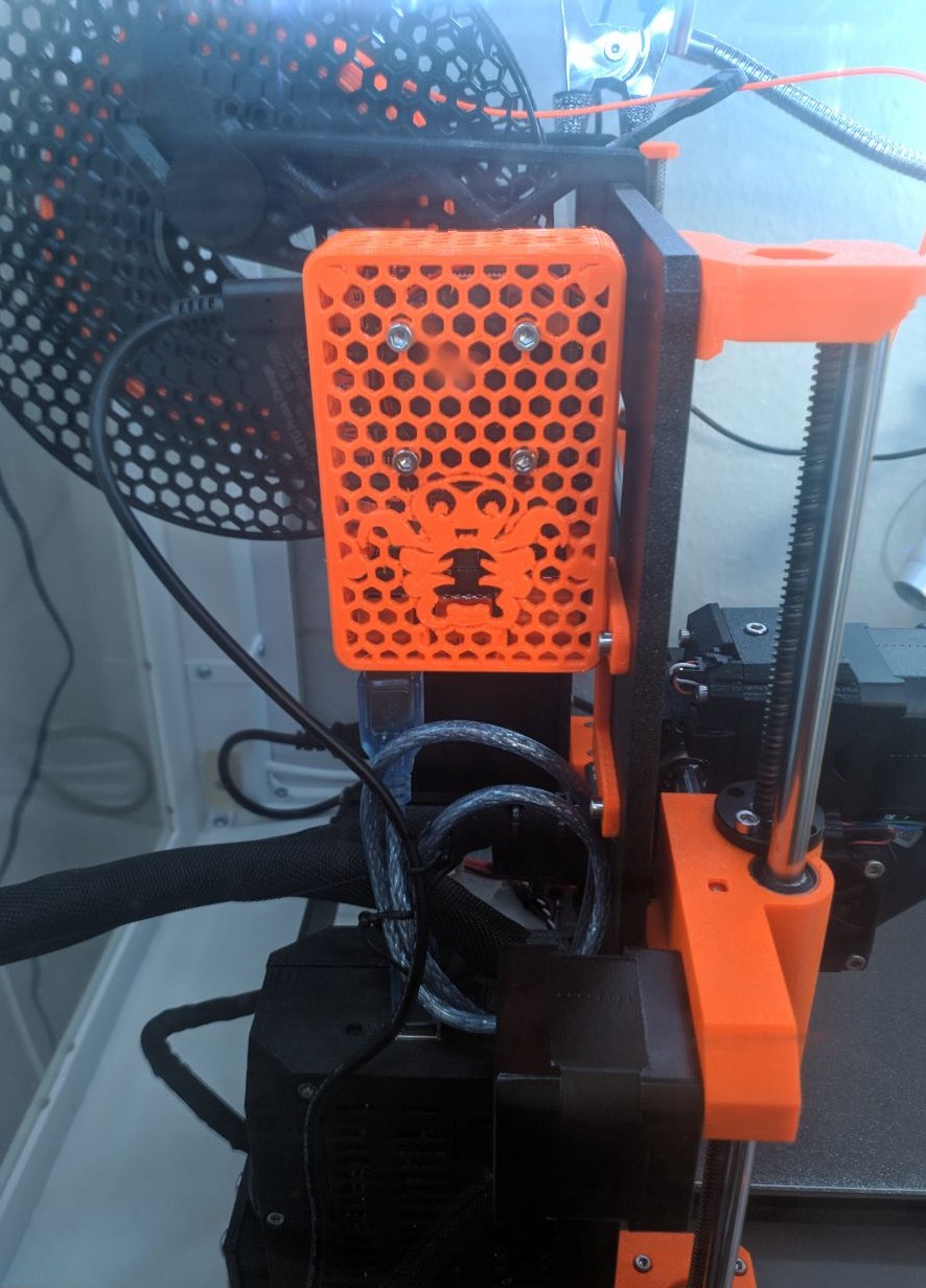 Raspberry Pi 4 Octoprint Logo Prusa Mount Mk3mk3s By Freshdumbledore Download Free Stl 