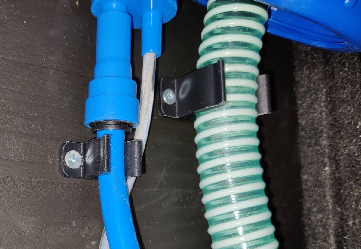 Miniatura 3 do modelo 3D Simple configurable and stackable hose mounts