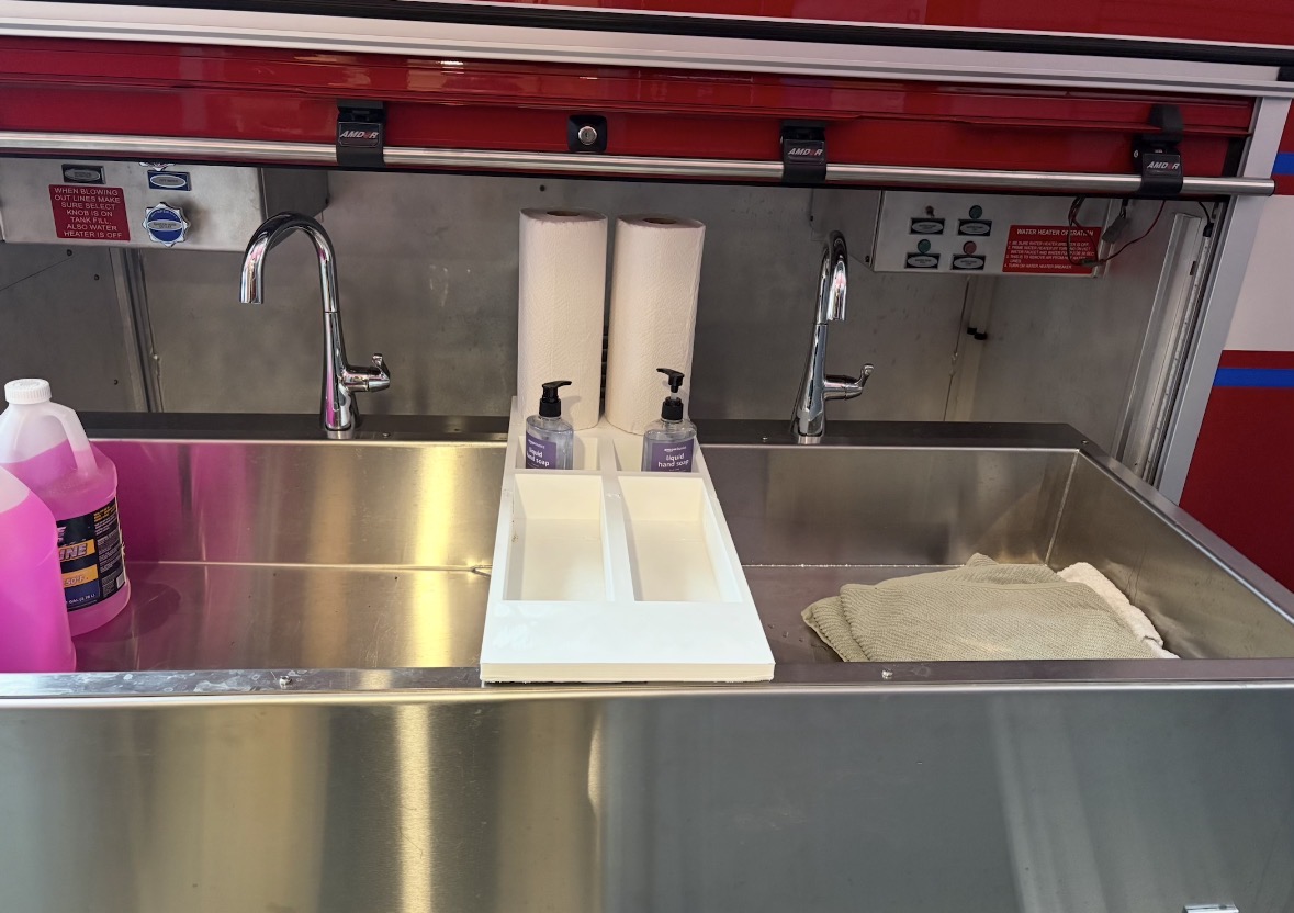 Fire Rehab Sink Organizer