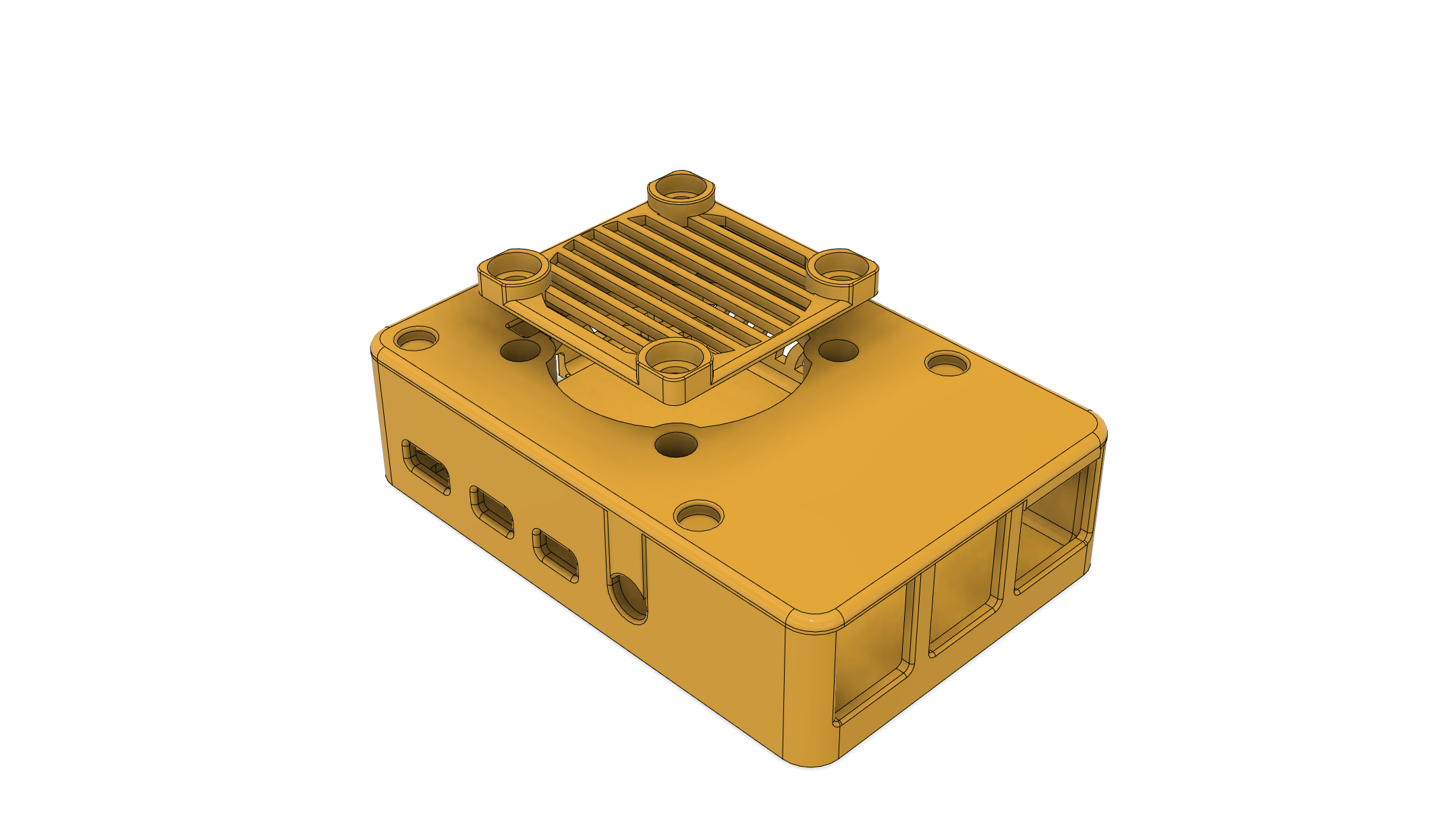 Raspberry pi 4 case by alwin rodewijk download free stl model
