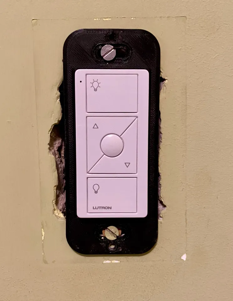 Wallplate Bracket Mount for Caseta by Lutron Pico Remote by