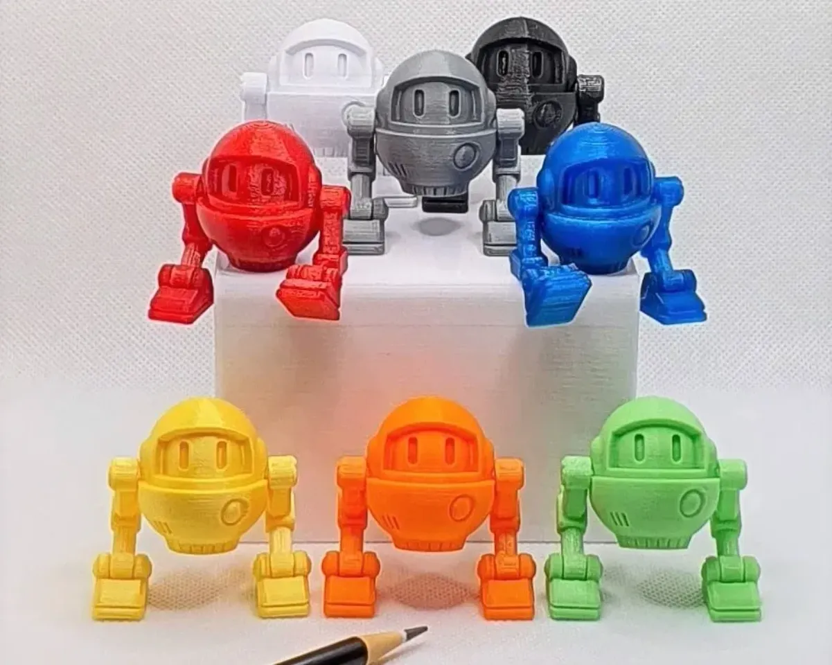 3D-PRIN太郎品 Kenji the print-in-place benchy robot by jajaum3d | Download free