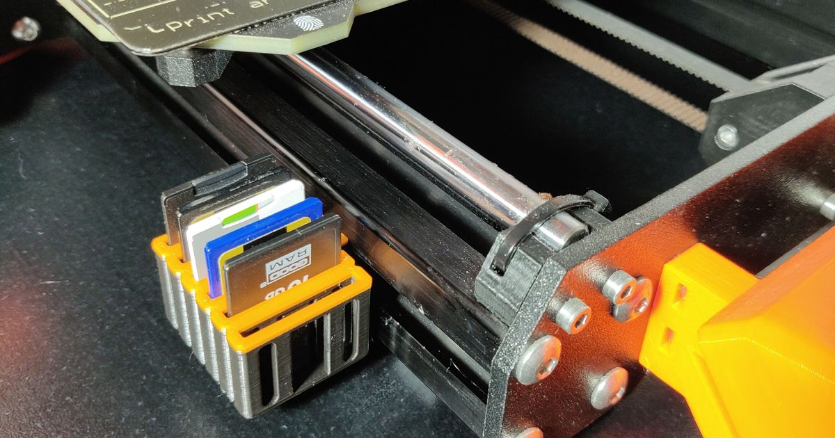 SD Organizer for Prusa Mk3S by Rodrim Download free STL model