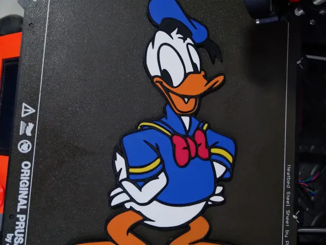 Donald Duck double sided multicolor