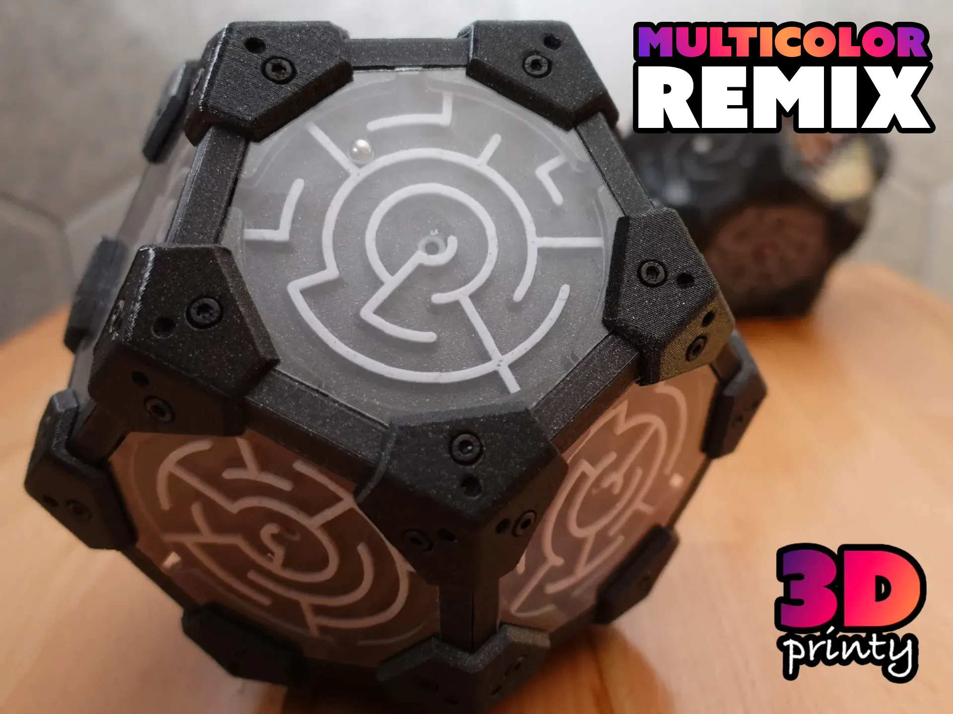Dodecahedron Maze (Multicolor Remix)
