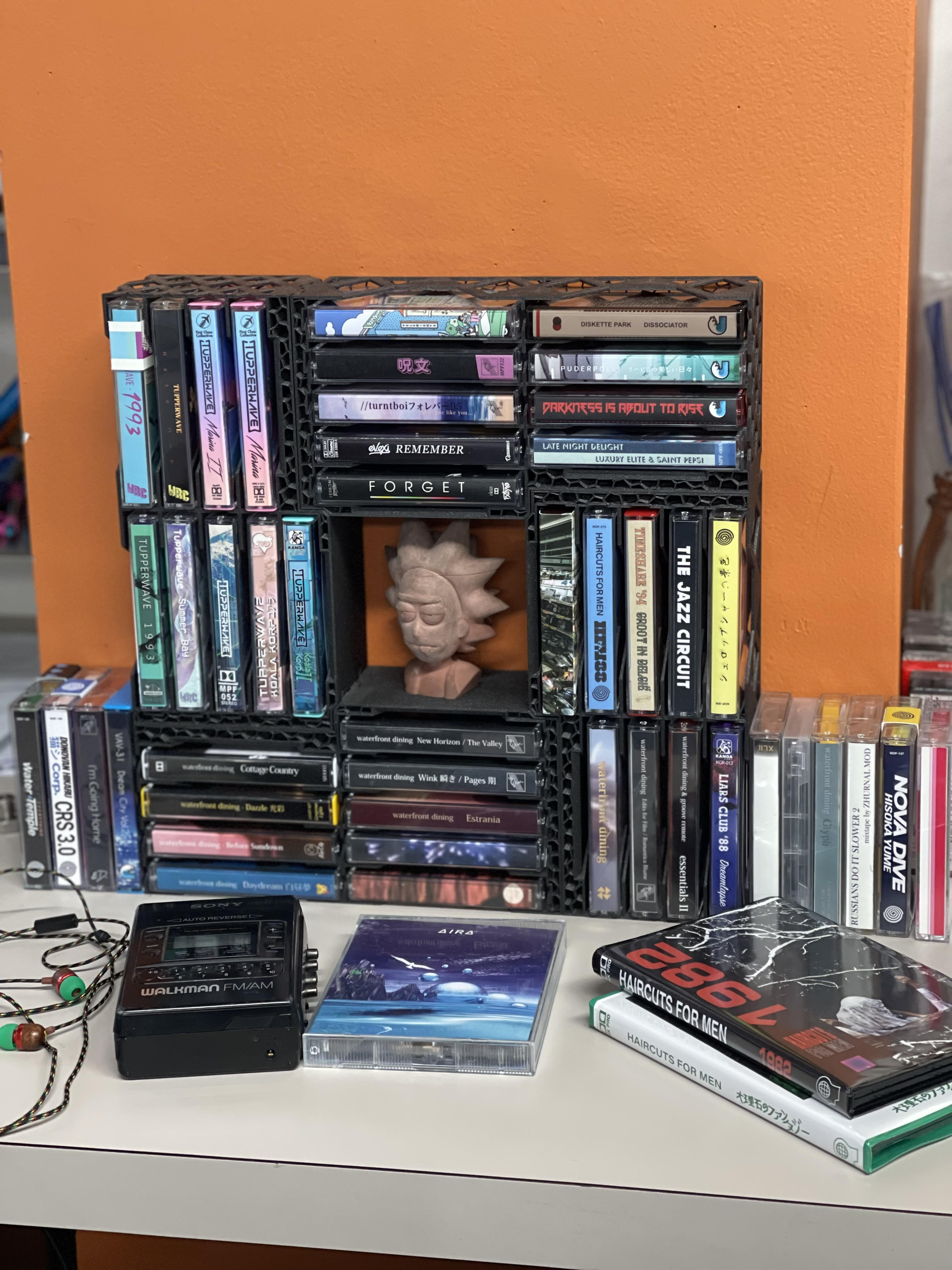 Cassette Organizer for Ikea Kallax Cubes by aepoc Download free STL model