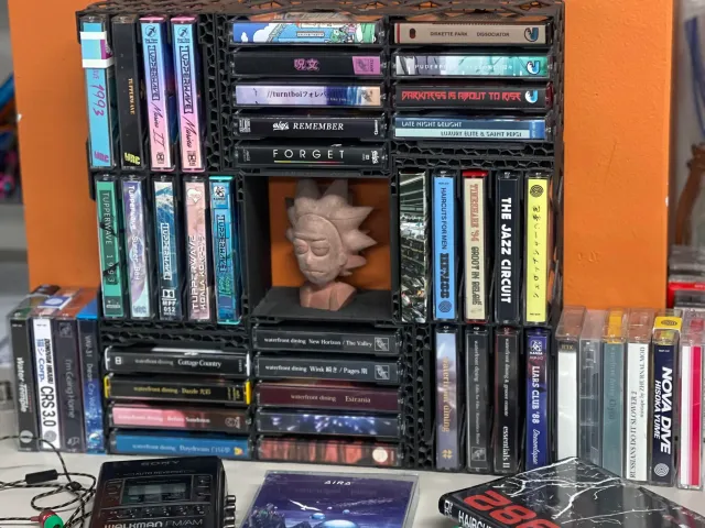 Cassette Organizer for Ikea Kallax Cubes