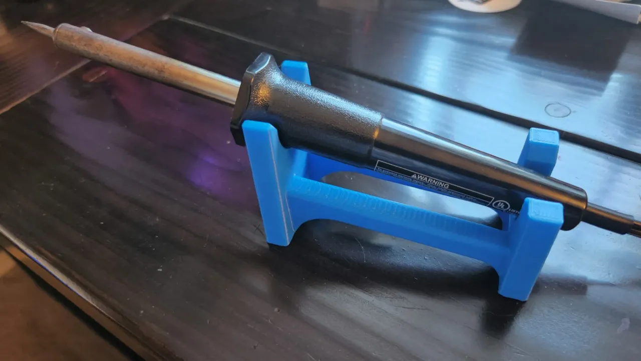 Free STL file Soldering iron stand Mod-2 🧞‍♂️・Object to download and to 3D  print・Cults