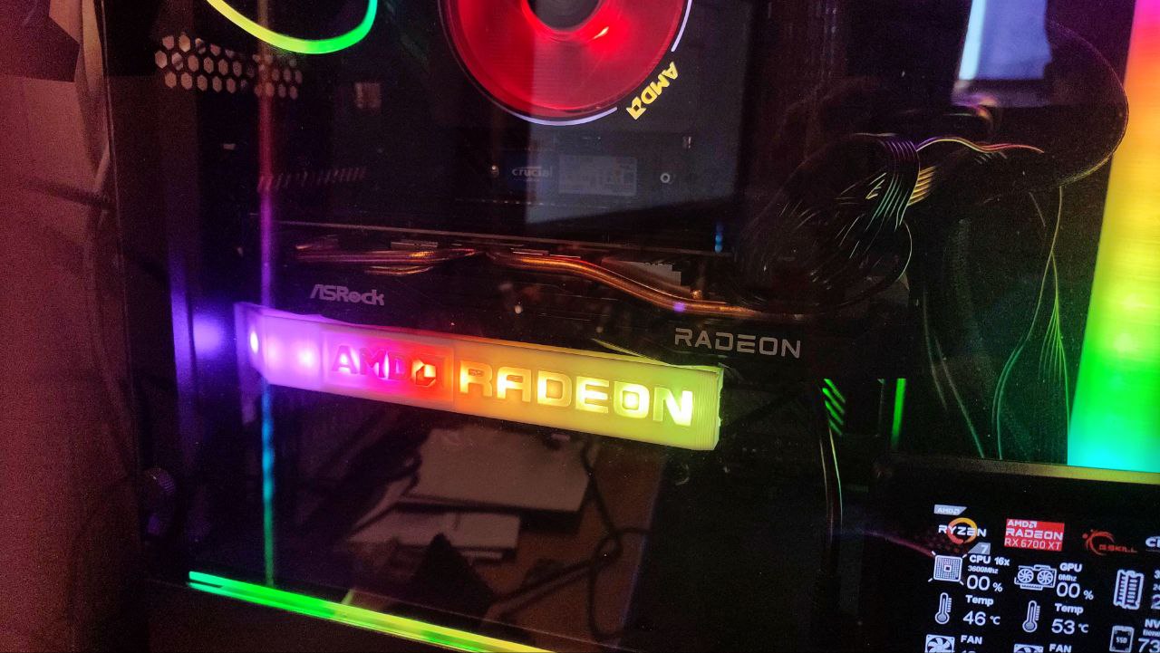Miniatura 5 do modelo 3D GPU SUPPORT BRACKET - AMD Radeon ARGB Remix