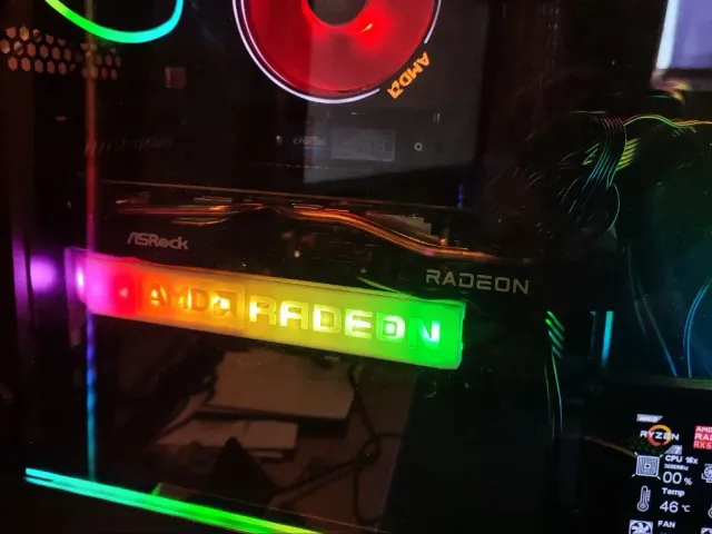 GPU SUPPORT BRACKET - AMD Radeon ARGB Remix