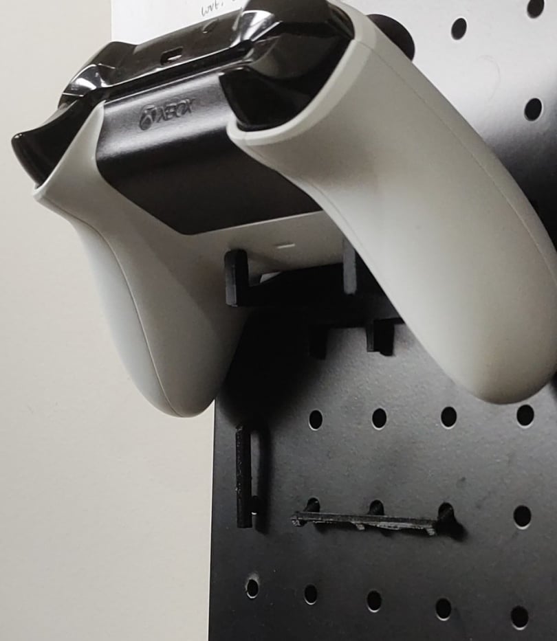 Pegboard Xbox Controller Holder