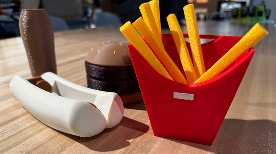 French Fry Office Supply Container