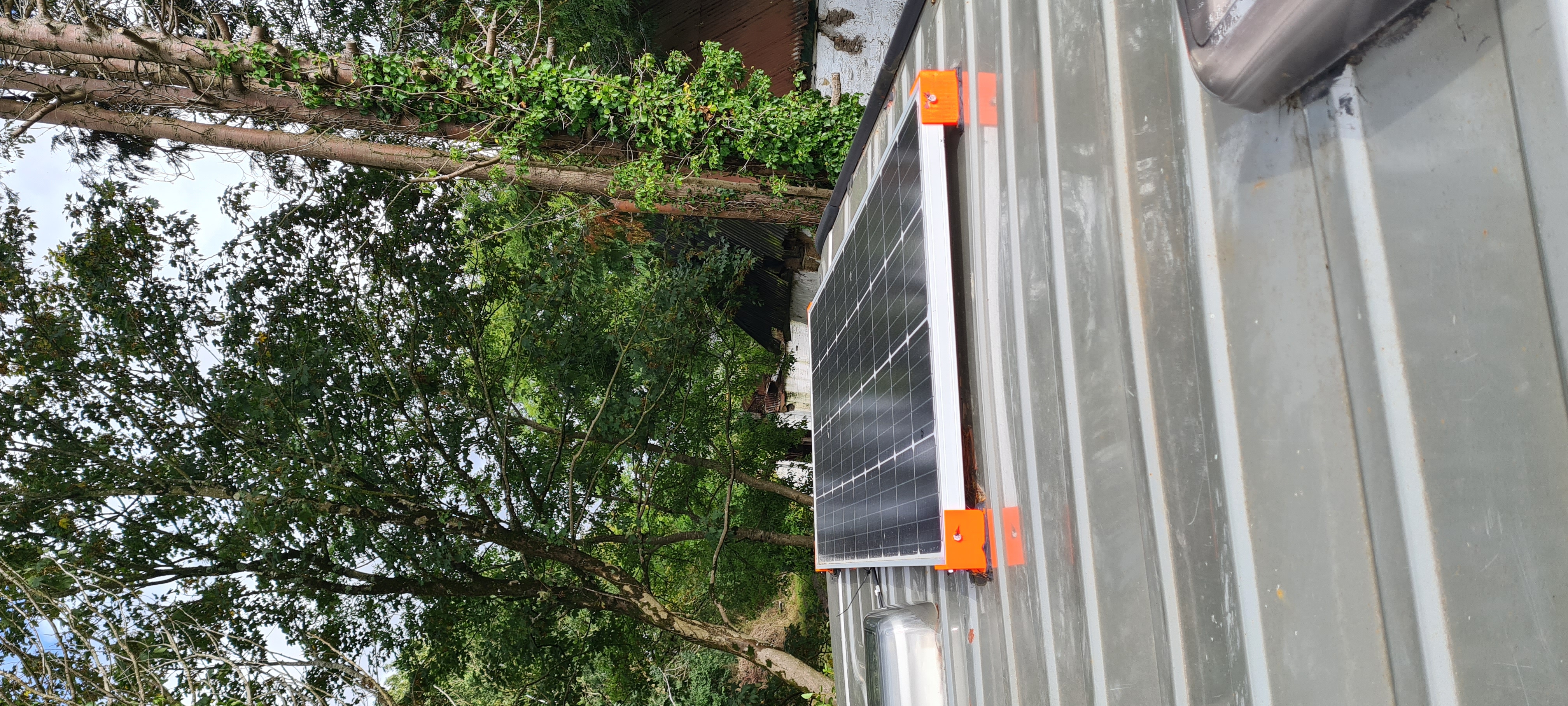 Solar Panel Mount - 25mm & 15mm Risers