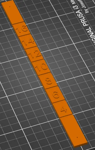 Planting gauge for vegetables