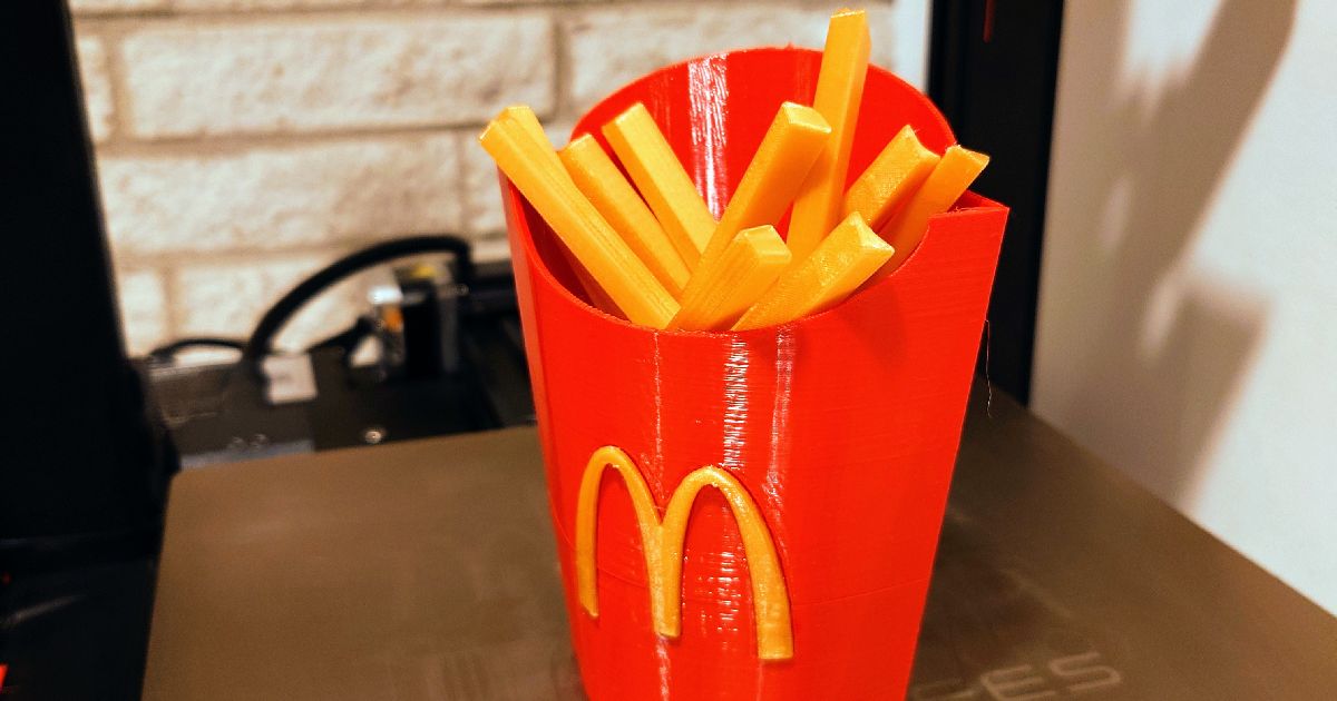Macdonald s Fries Reward System For Kids By Rob The 3D Printing Dad