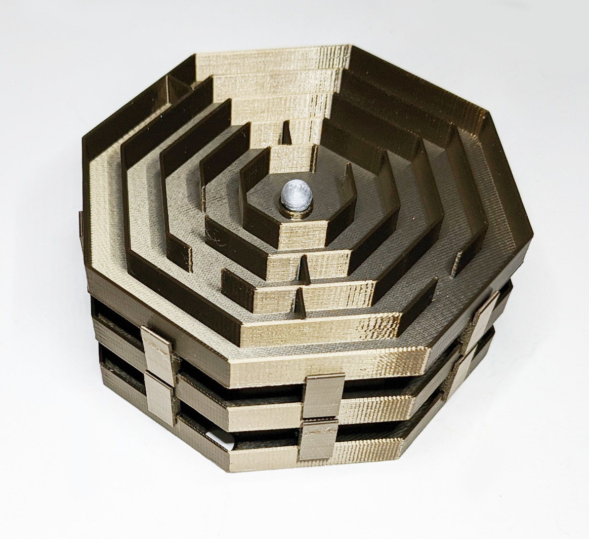 Customizable Stackable Randomly Generated Ball Maze