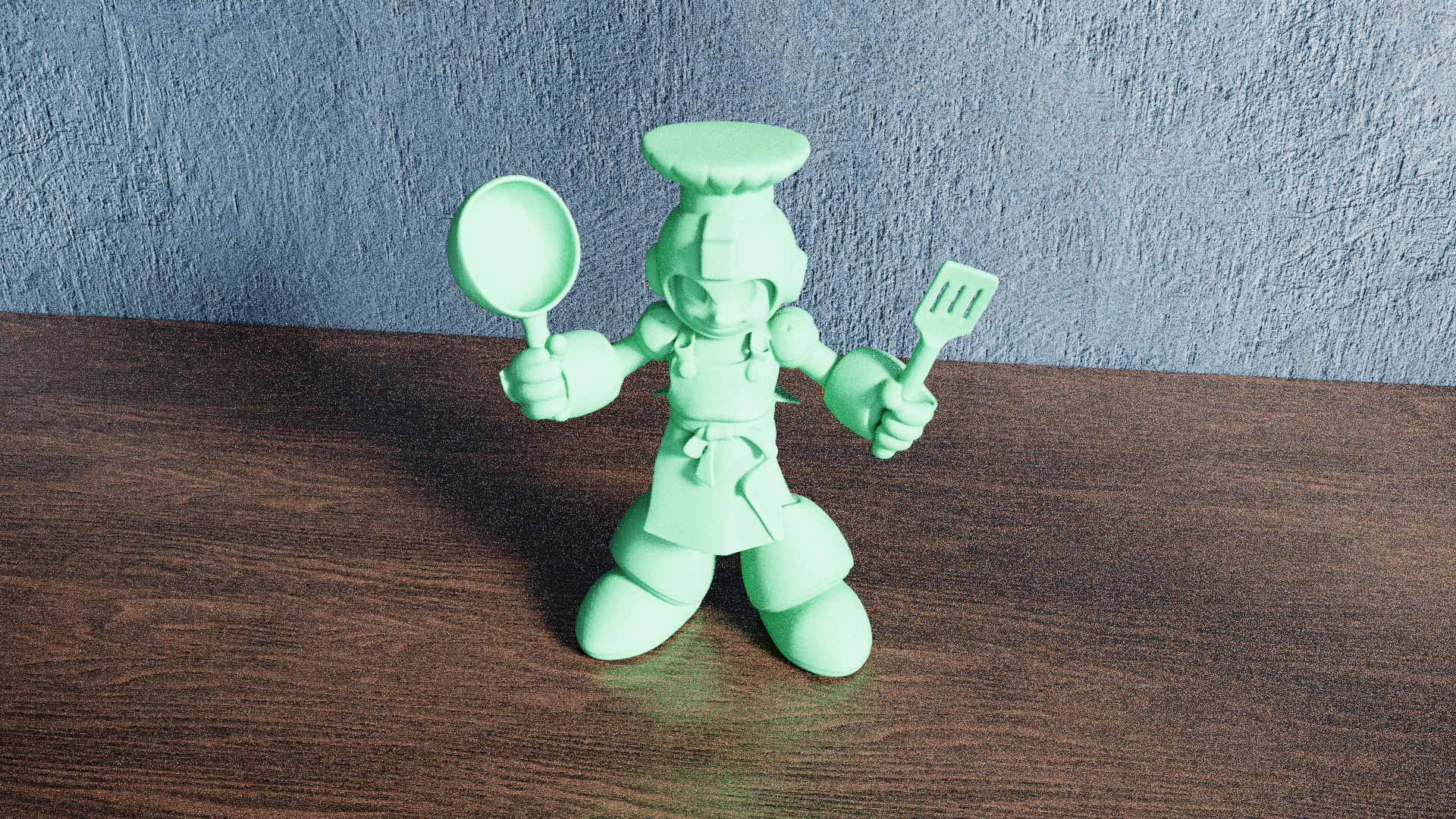 Miniatura 8 do modelo 3D Chef Megaman