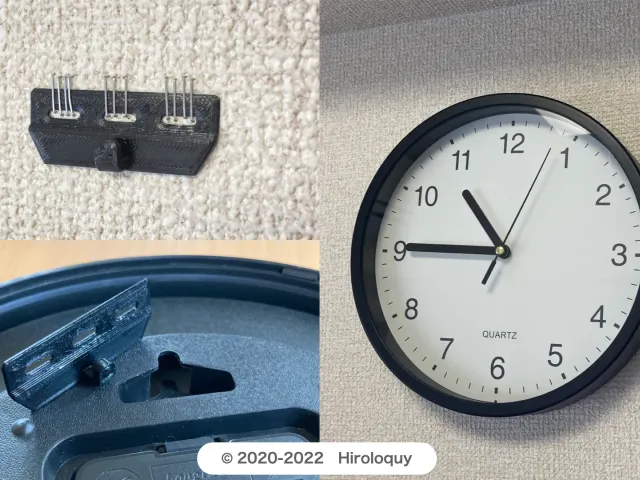 Wall Clock Hook Using Stapler