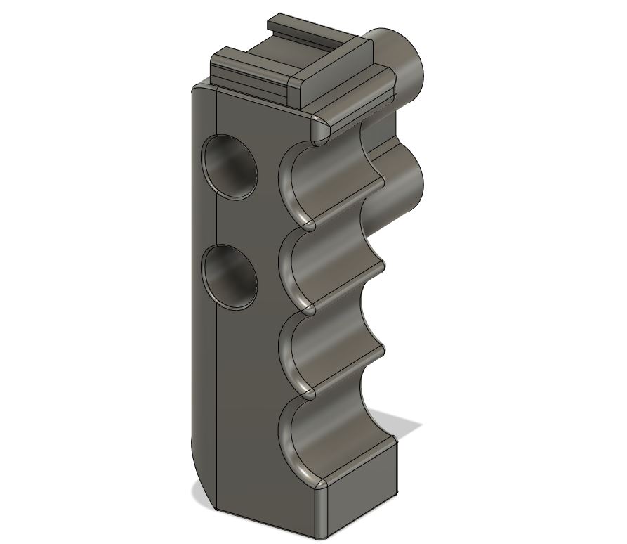 Blackmagic Cinema Camera Rig Grips by Jpell01 Download free STL model