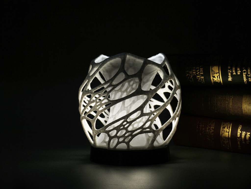 Solid Cellular lamp with base — miniatura 2