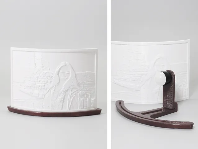 Lithopane bracket