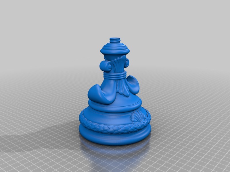 Miniatura 6 do modelo 3D Classical table lamp