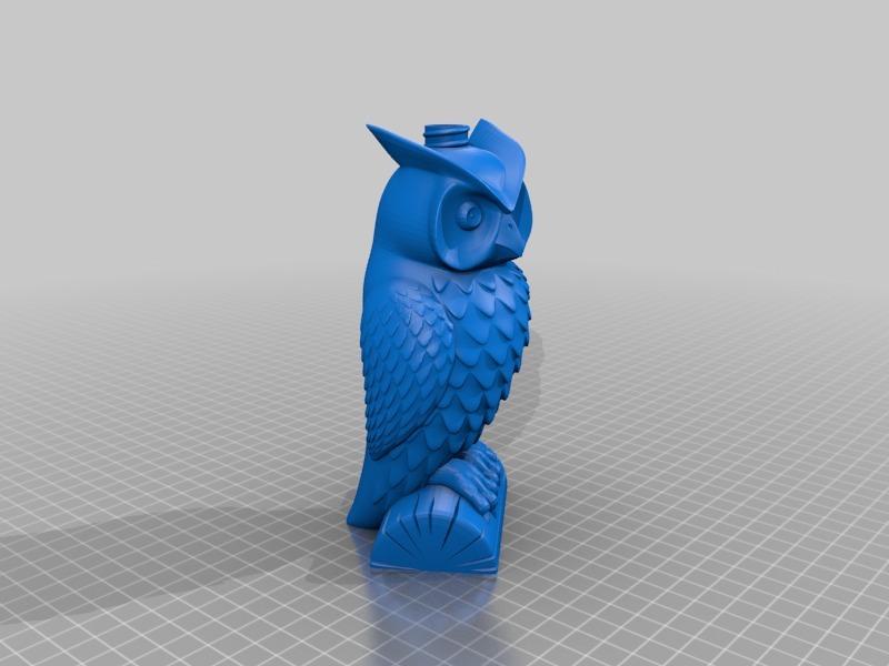 owl lamp by Toolmoon | Download free STL model | Printables.com