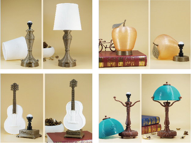 Miniatura 3 do modelo 3D Classical table lamp