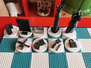 Corona themed chess pieces/Board game figures