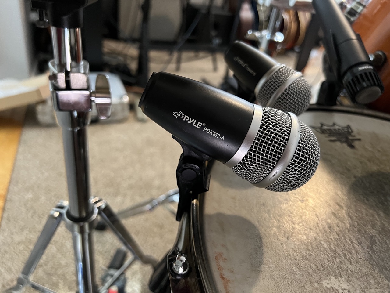 Drum Mic Clips Ludwig EPIC Drums (no additional hardware needed) by