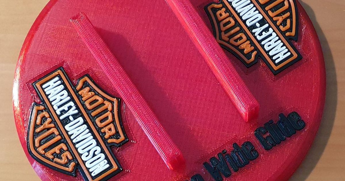 HarleyDavidson Jiffy Stand Coaster Seitenständer Unterlage Anti