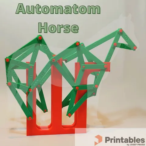 Mechanical Horse - Automatom / Automata. Jansen's linkage - Theo Jansen Mechanism.