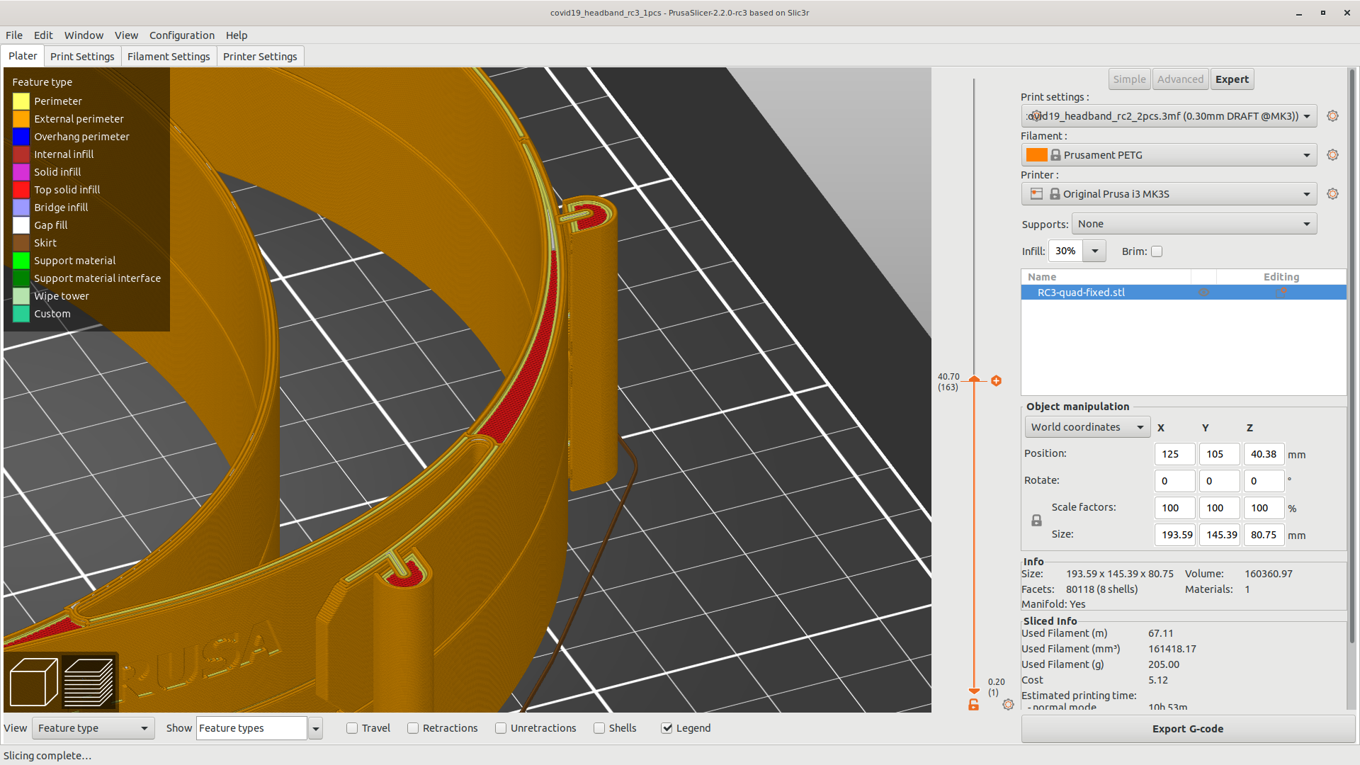 Covid RC3-quad, support fix