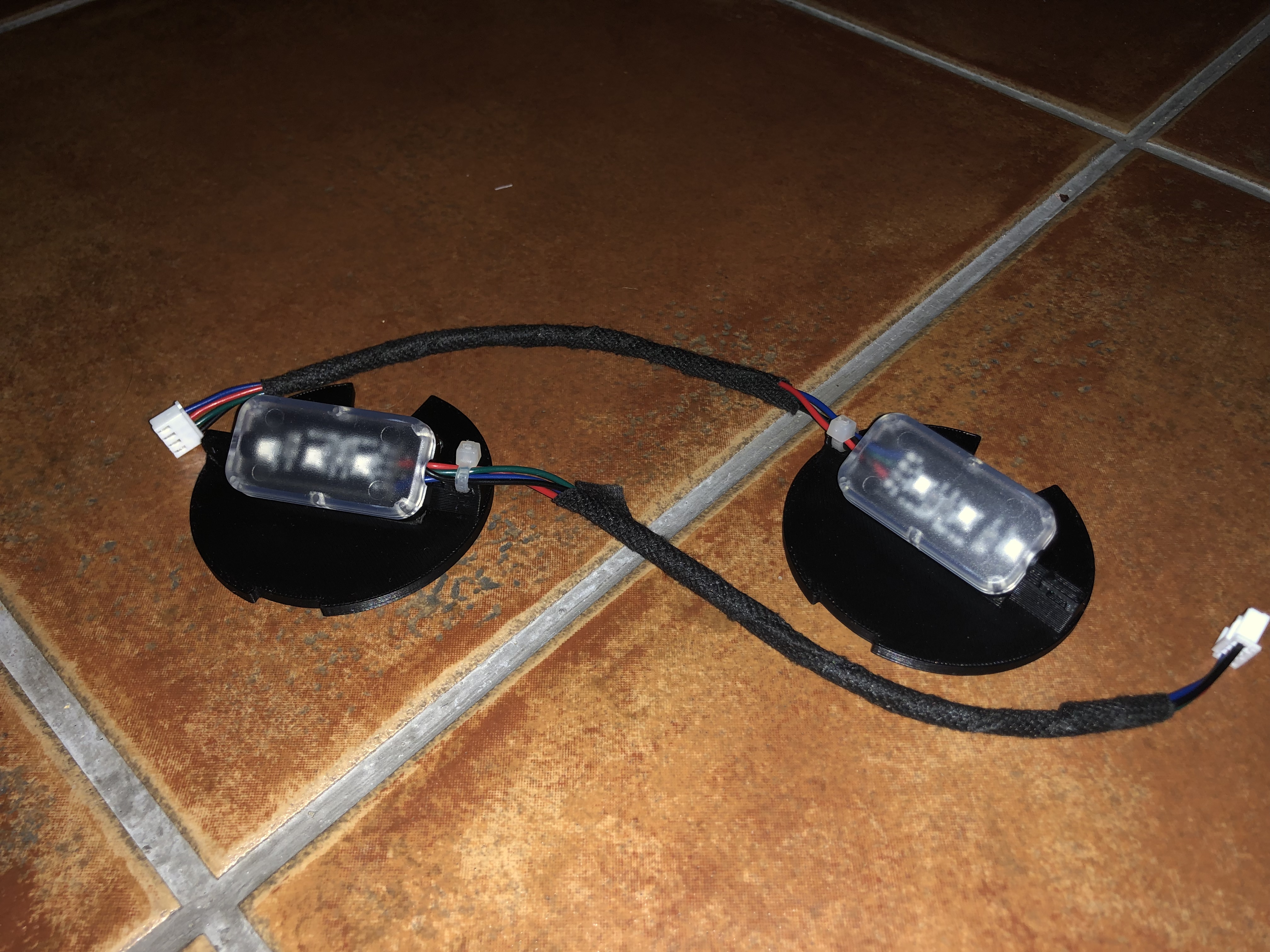 Ford Focus MK4 Rear seats footwell light base