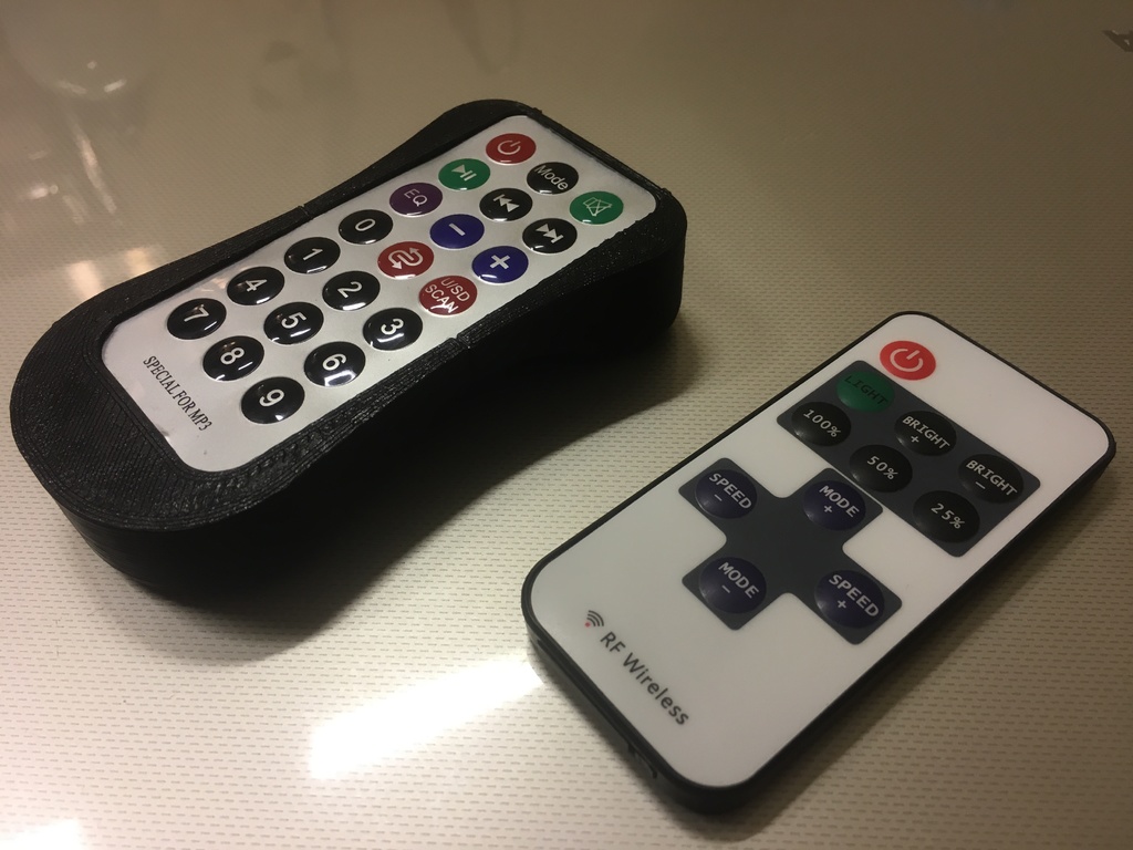 Ergonomic remote control shell by Teunderbolt | Download free STL model ...