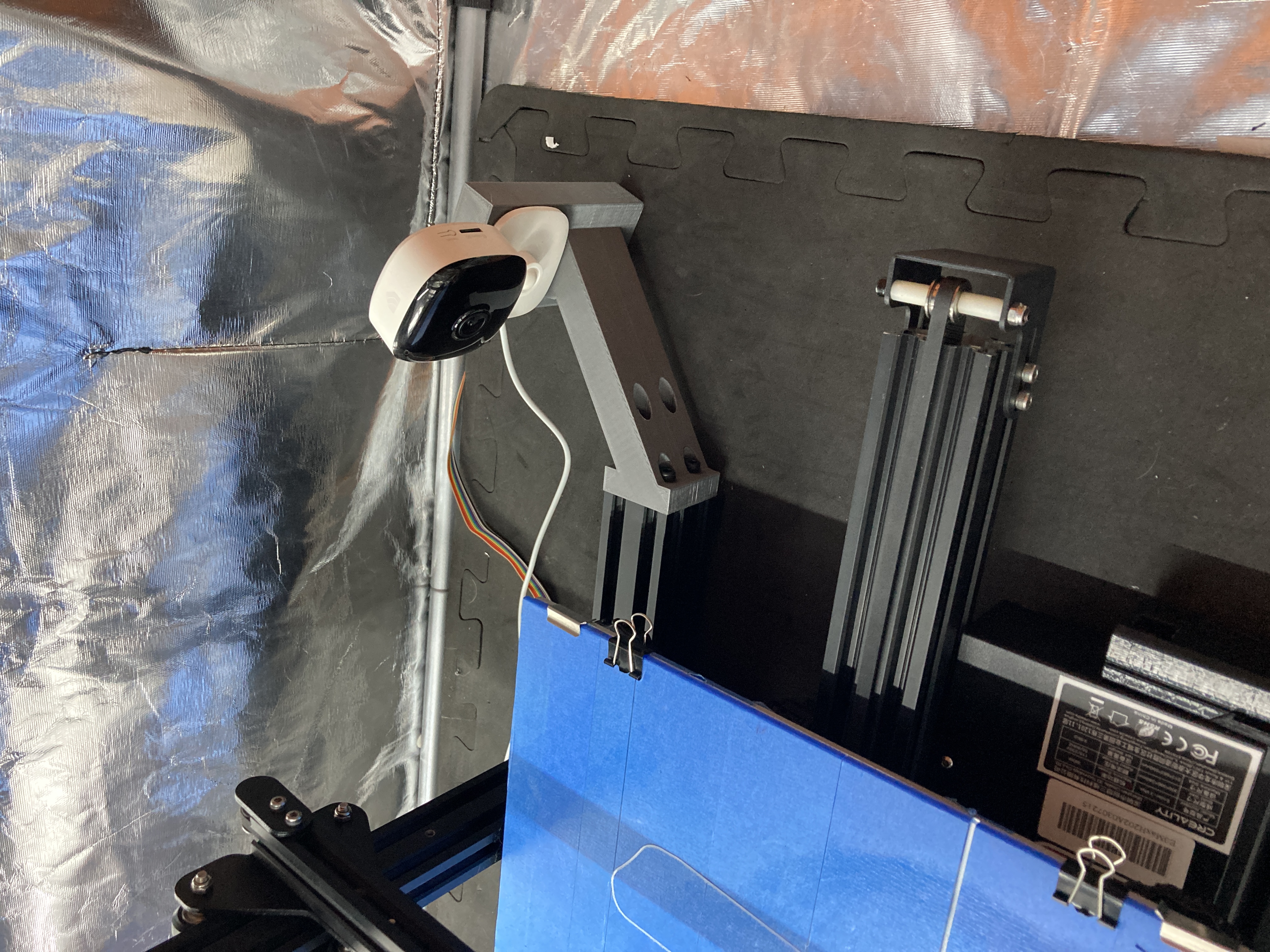 Kasa camera printer mount