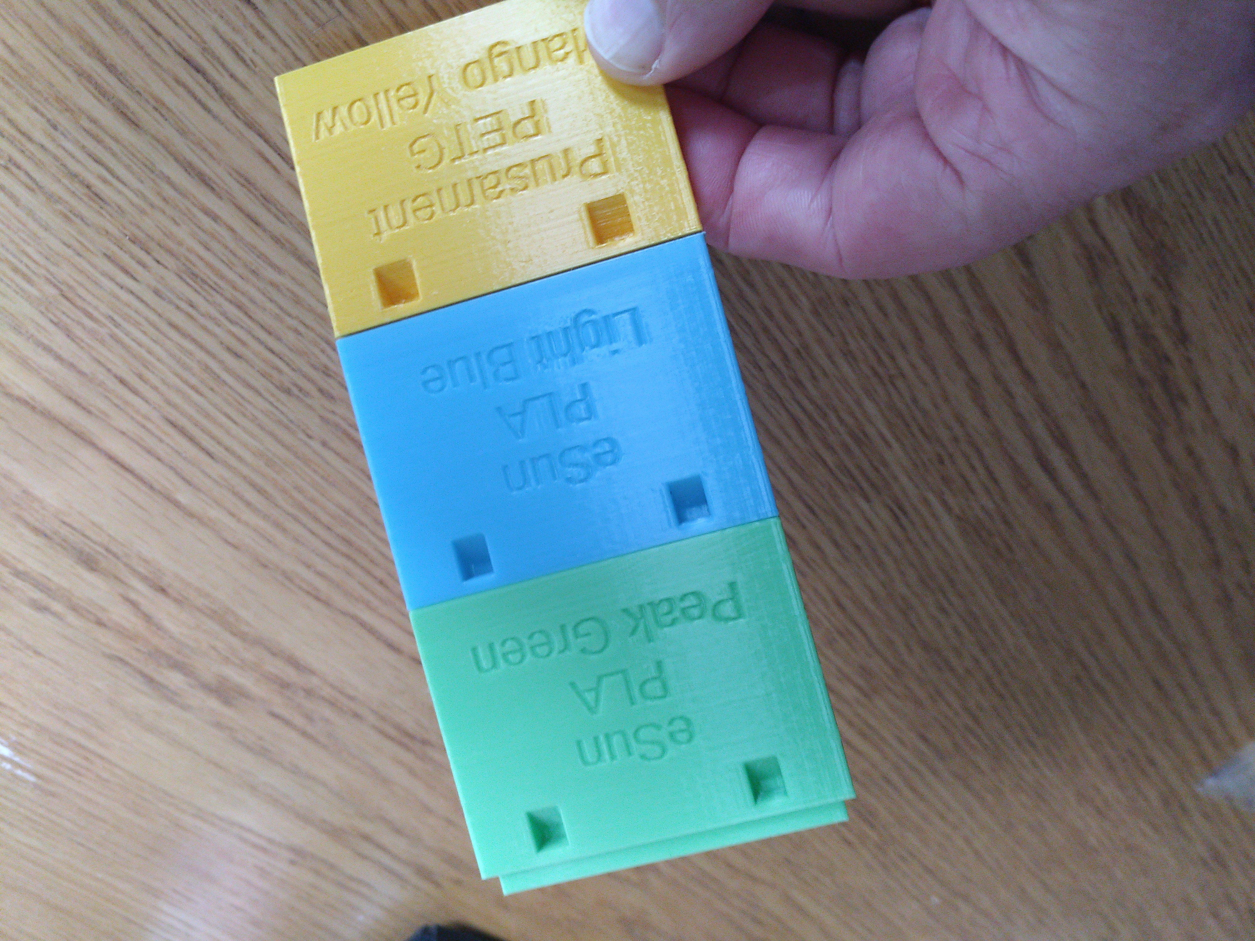 Miniatura 3 do modelo 3D Stackable Filament Swatch