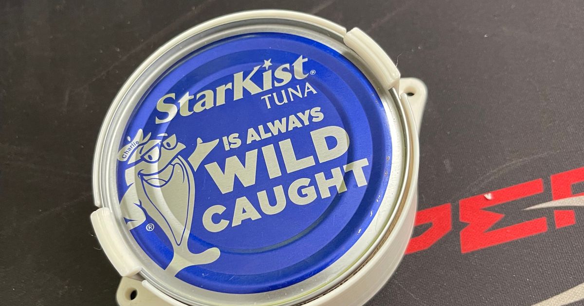 Tuna can bait holder by Maurice seals Download free STL model
