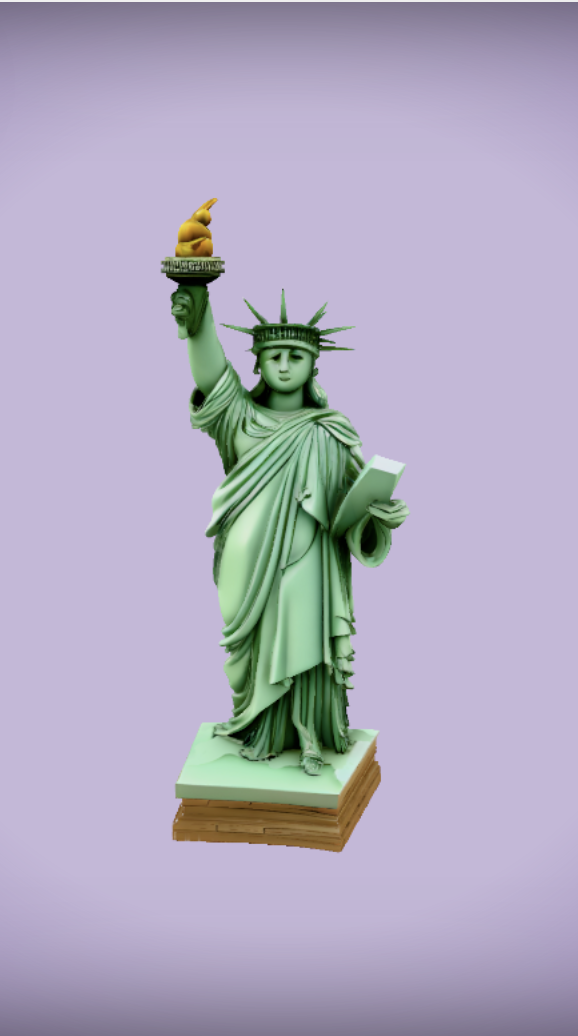 The liberty statue