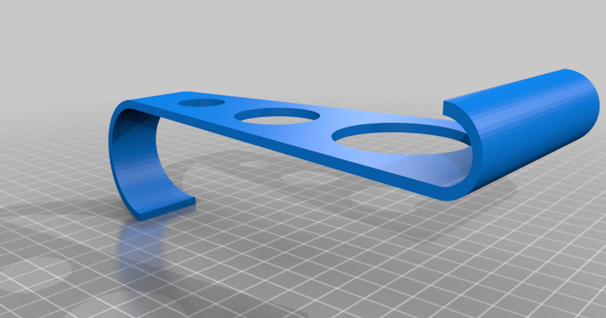 Universal Steering Wheel Phone Holder by Yi Yu Download free STL