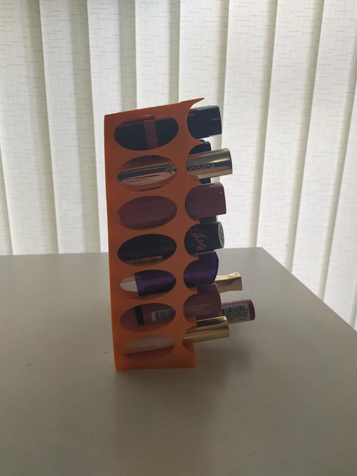 5x7 Vertical Lipsticks Holder by Yi Yu Download free STL model
